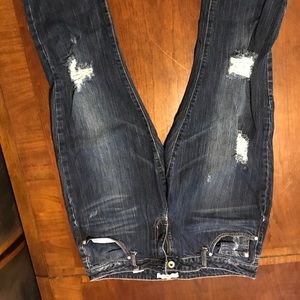 Super cute dex boyfriend jeans.   Worn once.